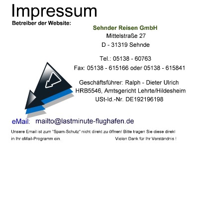 Impressum lastminute-flughafen.de